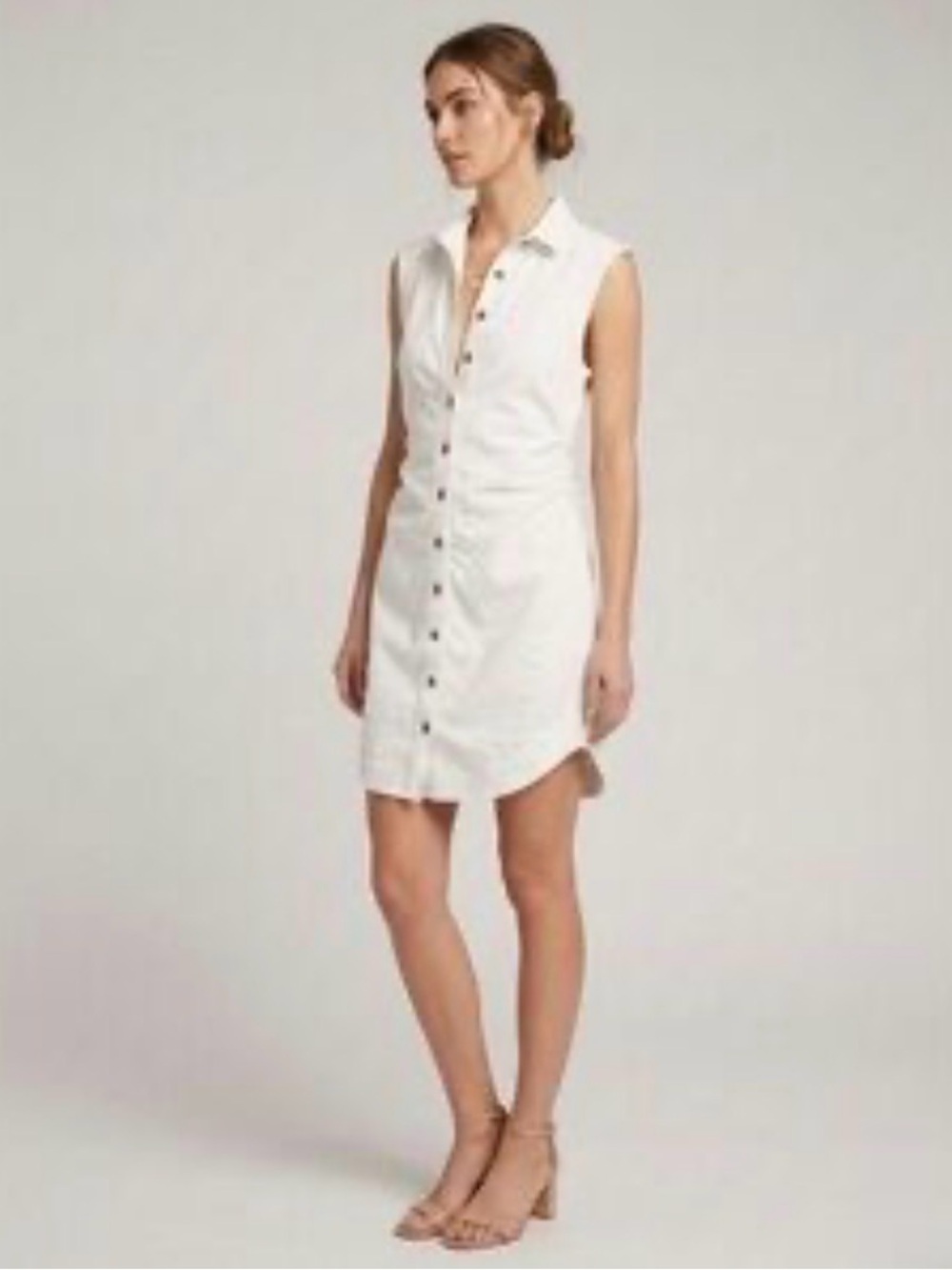 Anthropologie Pilcro women's heavyweight twill midi dress 14